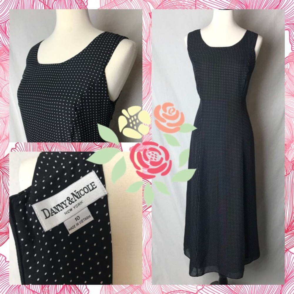 Danny & Nicole Sz 10 Maxie Polka Dot Dress